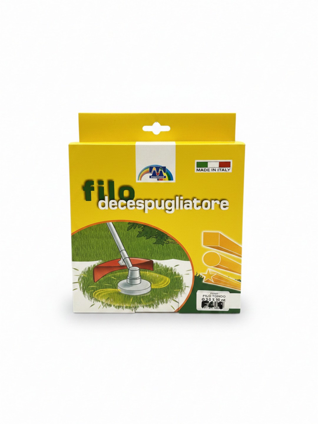 FILO IN NYLON PER DECESPUGLIATORE MANIVER - DIAMETRO 3,0 mm , LUNGHEZZA 50 mt , PROFILO TONDO