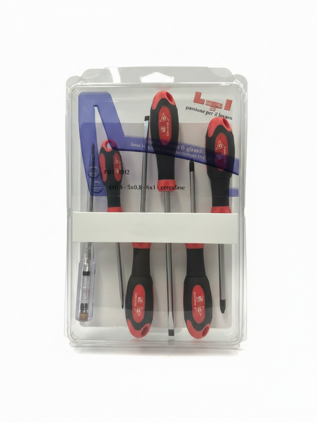 SET GIRAVITI MAYOTA HrC53/56 - 6 PZ IN ACCIAIO AL MOLIBDENO - INCLUDE GIRAVITI A TAGLIO, A CROCE E UN CERCAFASE