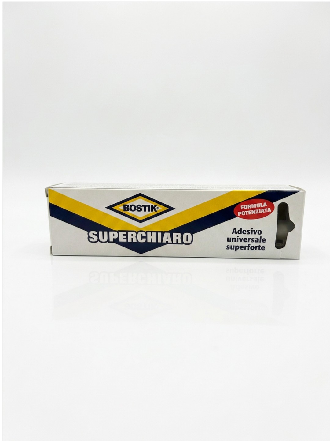 ADESIVO UNIVERSALE BOSTIK SUPERCHIARO FORMULA POTENZIATA - IDEALE PER INCOLLARE MATERIALI COME GOMMA, CUOIO, FELTRO, LAMINATI, MOQUETTE E SUGHERO 125ml
