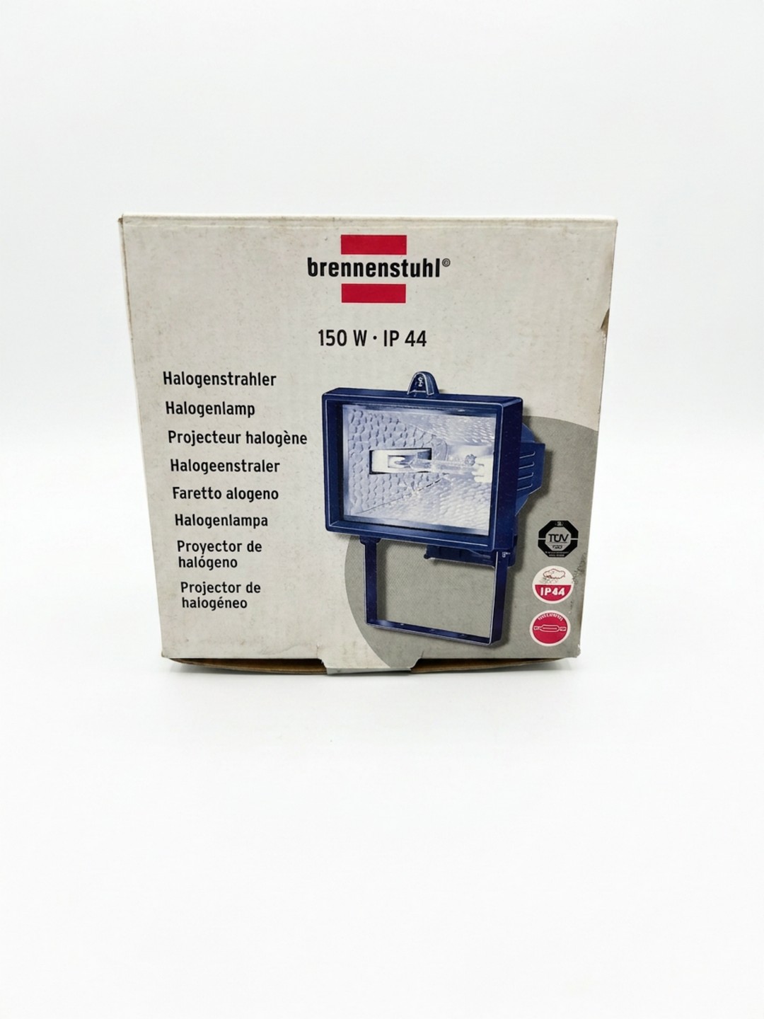 FARETTO ALOGENO BRENNENSTHUL POTENZA 150W - GRADO DI PROTEZIONE IP44 - ATTACCO R7s