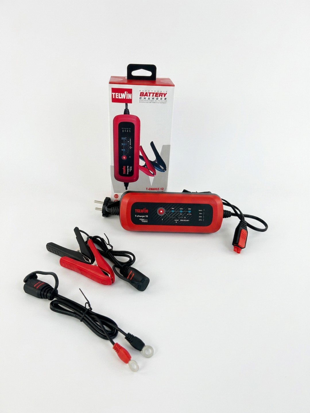 CARICA BATTERIE ELETTRONICO TELWIN T-CHARGE 12 - FINO A 12V/4A