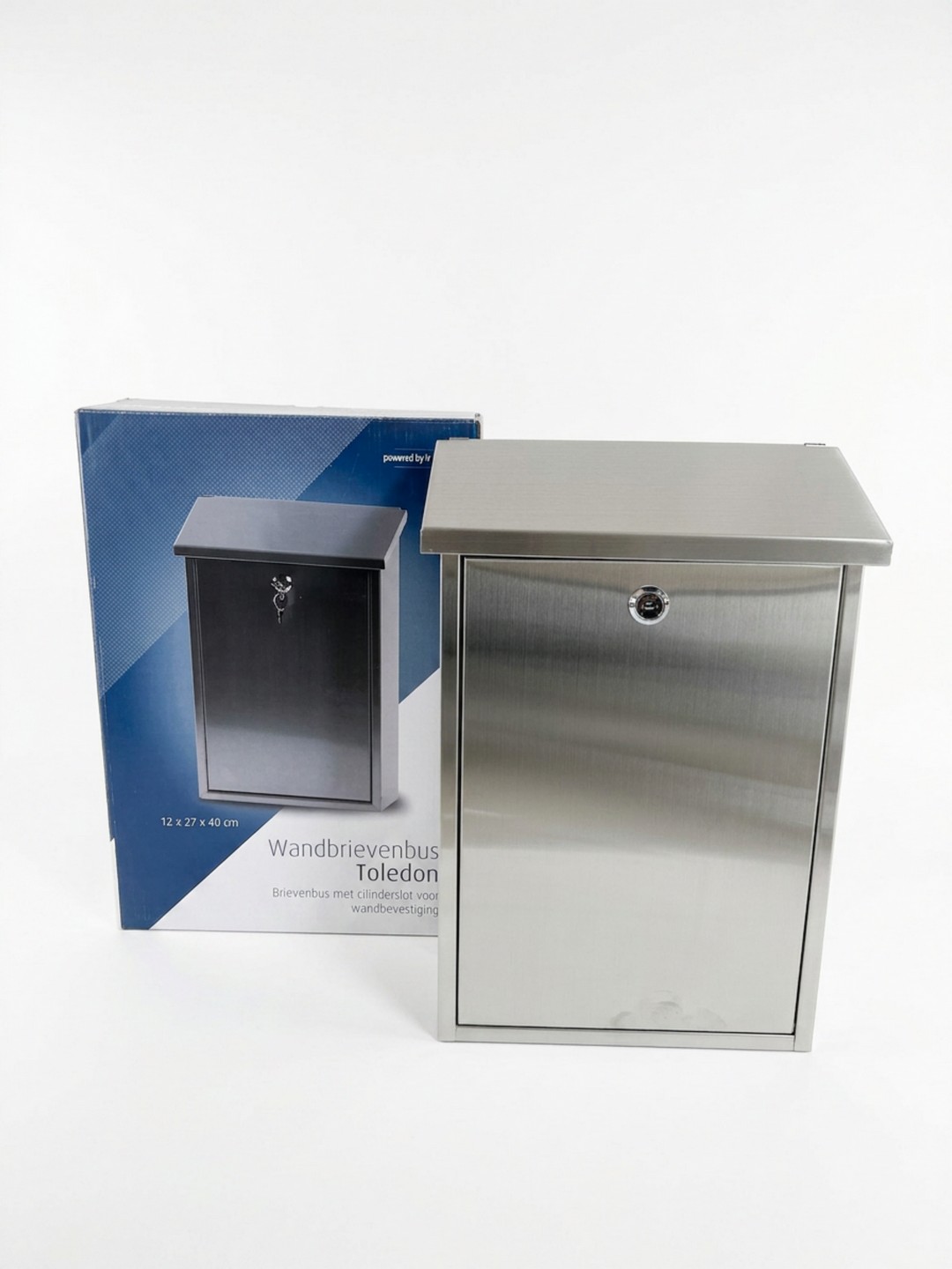 CASSETTA POSTALE PER ESTERNI WILTEC IN TOLEDON V-PART - Lung. 27 cm Larg. 12cm H 40cm
